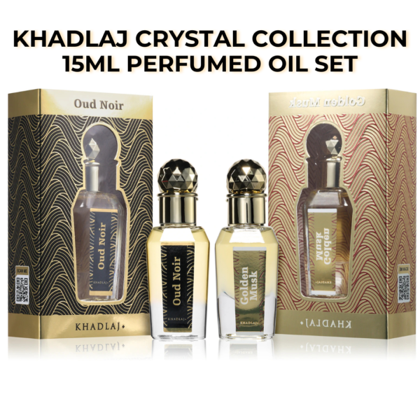 Khadlaj Golden Musk & Oud Noir Perfume Oil Duo 2 x 15ml