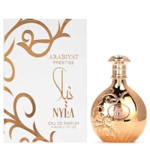 Arabiyat Prestige Nyla Eau de Parfum 80ml, Fruity Coconut Floral Woody Fragrance
