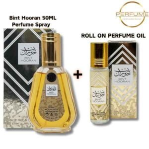 Ard Al Zaafaran Bint Hooran 50ml and 10ml Roll-On Bundle