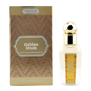 Khadlaj Golden Musk Perfume Oil 15ml - Image 3