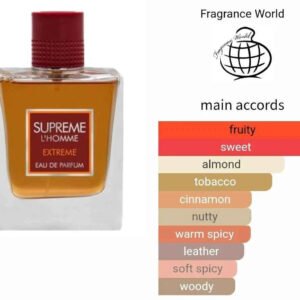 Supreme L’Homme Extreme by Fragrance World 100ml Eau De Parfum - Image 3