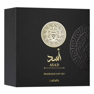Asad Gift Set + Shower Gel by Lattafa 100ml + 12ml - Image 2