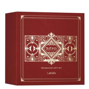 Badee Al Oud Sublime Gift Set + Hairmist by Lattafa 100ml + 12ml - Image 2
