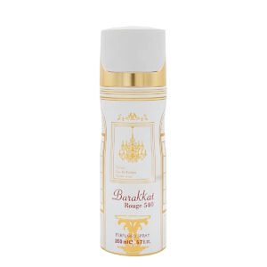 Barakkat Rouge 540 by Fragrance World 200ml Body Spray - Image 1