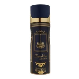 Barakkat Satin Oud by Fragrance World 200ml Body Spray - Image 1