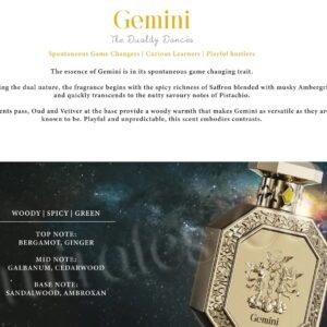 Genesis Gemini by French Avenue 90ml Eau De Parfum - Image 4