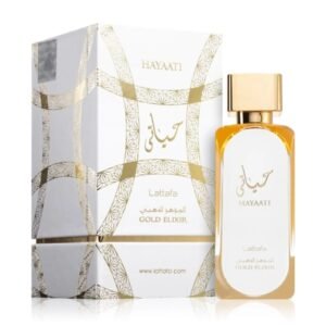 Hayaati Gold Elixir by Lattafa 100ml Eau De Parfum - Image 4