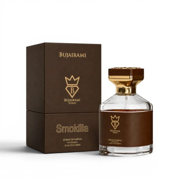 bujairami-smokilla-100ml-extrait-de-parfum-amber-woody-oriental-fragrance-a1b2c3d4 Bujairami Smokilla 100ml Extrait de Parfum – official product photo 1