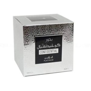 Confidential Platinum Bakhoor Incense 100g by Lattafa - Image 2