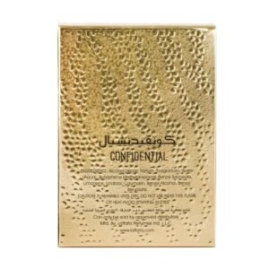 Confidential Private Gold by Lattafa 100ml Eau De Parfum - Image 4