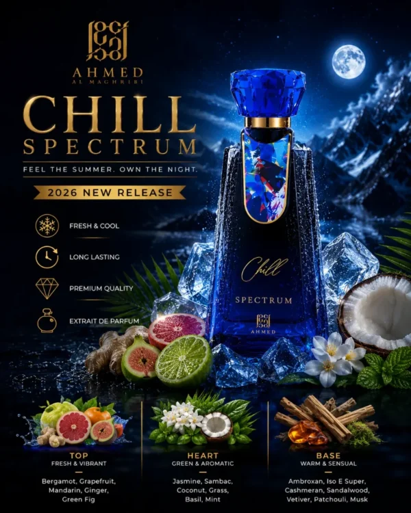 Chill Spectrum by Ahmed Al Maghribi 100ml Extrait Perfumeo
