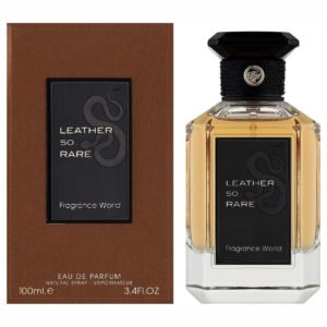 Leather So Rare by Fragrance World 100ml Eau De Parfum - Image 3