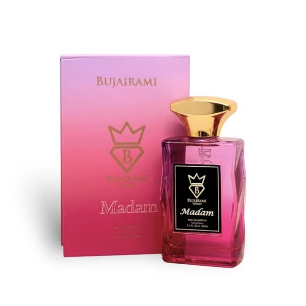 madam-bujairami-edp-box Bujairami Madam 100ml Eau de Parfum – official product photo 1