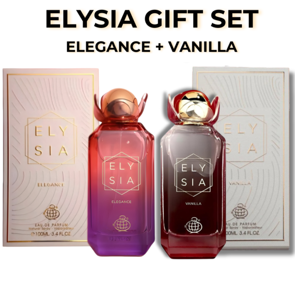 si90av Fragrance World Elysia Elegance and Vanilla Gift Set