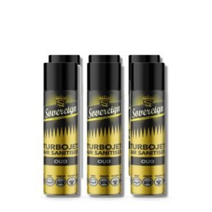 Sovereign Oud Turbojet Air Freshener 500ml - Pack of 6 (6 cans)