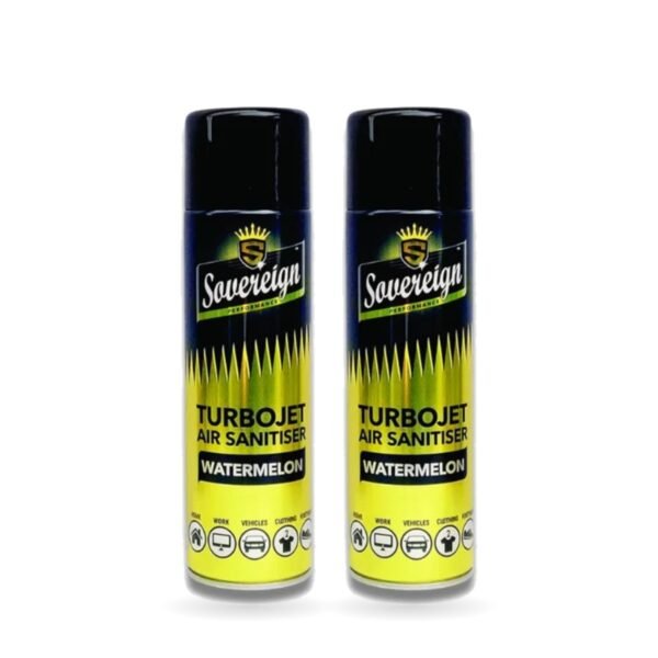 Sovereign Watermelon Turbojet Air Freshener 500ml - Pack of 2 (2 cans)