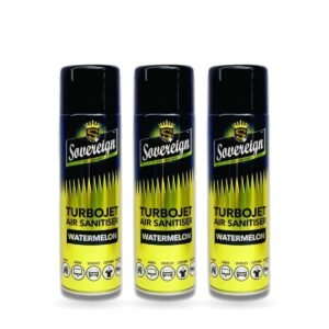 Sovereign Watermelon Turbojet Air Freshener 500ml - Pack of 3 (3 cans)