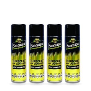 Sovereign Watermelon Turbojet Air Freshener 500ml - Pack of 4 (4 cans)