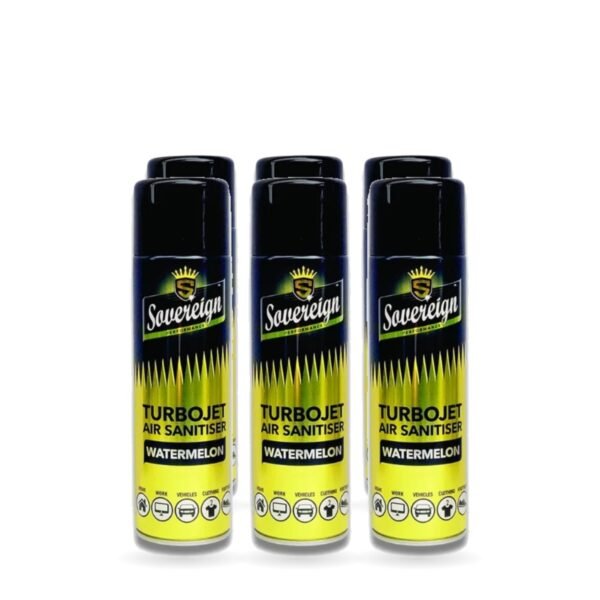 Sovereign Watermelon Turbojet Air Freshener 500ml - Pack of 6 (6 cans)