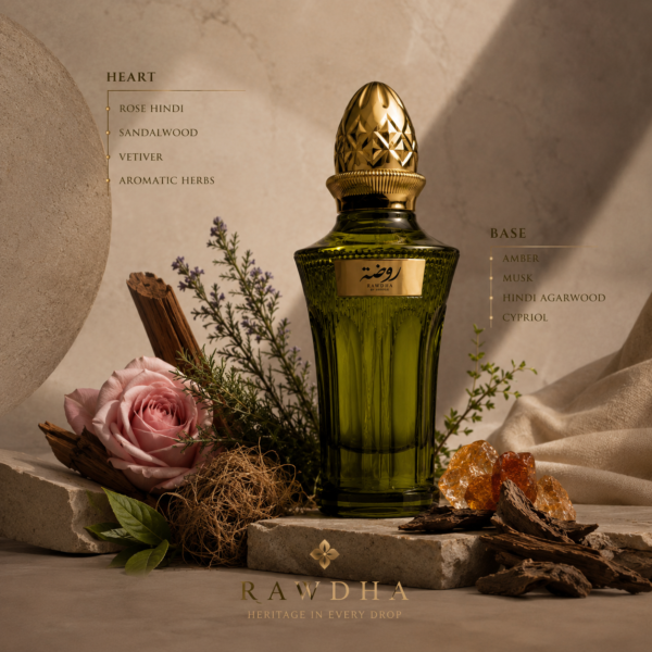 Rawdha by Ahmed Al Maghribi 50ml EDP heritage lifestyle image