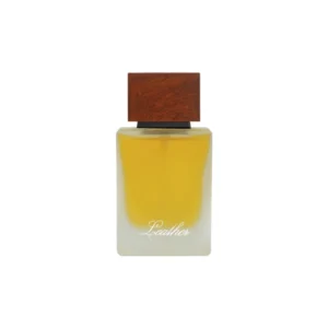 Leather by Ahmed Al Maghribi 50ml Eau De Parfum bottle on white background