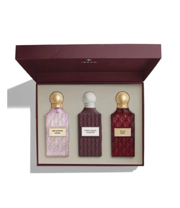 Maroon Wish Set (3x75ml) by Ibrahim Al Qurashi