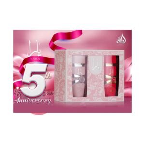 Yara 5th Anniversary Edition Gift Set Yara and Yara Candy by Lattafa Perfumeo