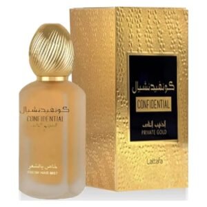 Confidential Private Gold Hair Mist by Lattafa 50ml Perfumeo