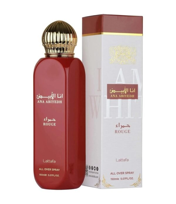 norm-10789 Ana Abiyedh Rouge All Over by Lattafa 150ml Perfumeo
