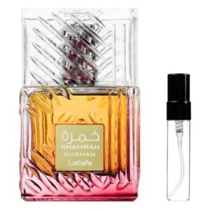 Khamrah Dukhan Sample by Lattafa 2ml EDP Perfumeo