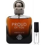 Proud Of You Absolute Sample by Fragrance World 2ml EDP Perfumeo