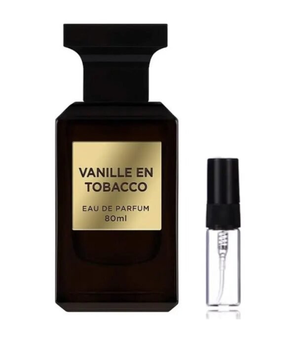 norm-11784 Vanille En Tobacco Sample by Fragrance World 2ml EDP Perfumeo