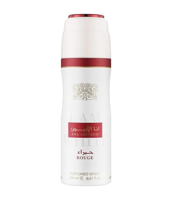 Ana Abiyedh Rouge by Lattafa 200ml Body Spray Perfumeo