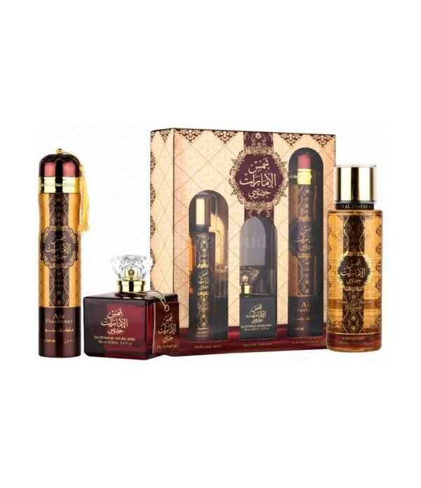 norm-13013 Shams Al Emarat Khususi Gift Set 3 Piece by Ard Al Zaafaran Perfumeo