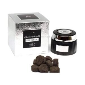 Confidential Platinum Bakhoor Incense 100g by Lattafa Perfumeo