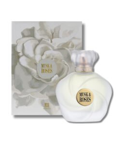 Musk and Roses by Ahmed Al Maghribi 100ml eau de parfum bottle
