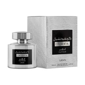 Confidential Platinum by Lattafa 100ml EDP Perfumeo