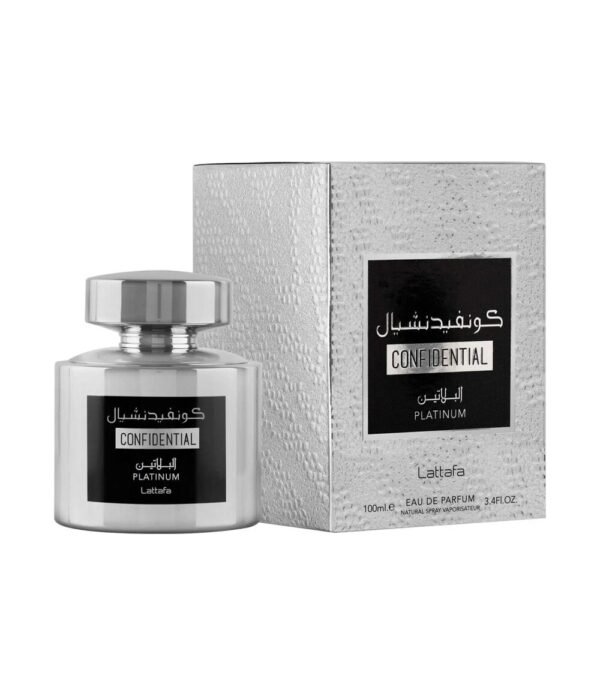 Confidential Platinum by Lattafa 100ml EDP Perfumeo