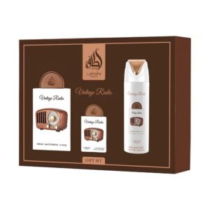 Vintage Radio Gift Set by Lattafa Perfumeo