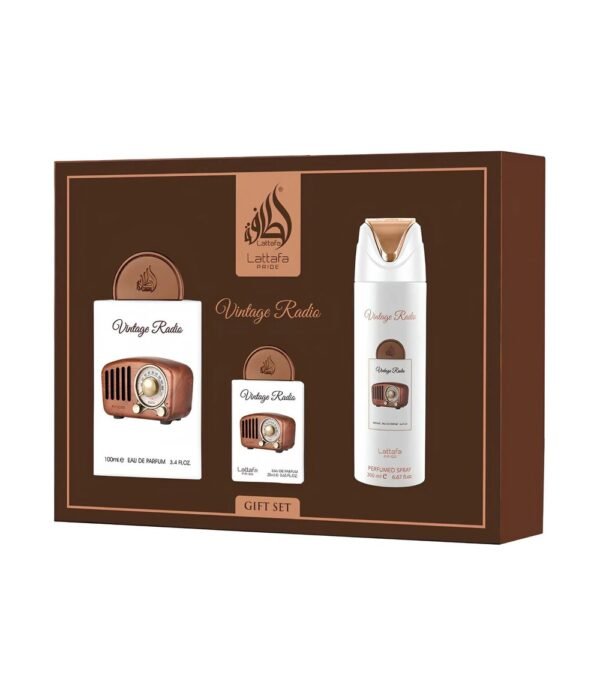 norm-15601 Vintage Radio Gift Set by Lattafa Perfumeo