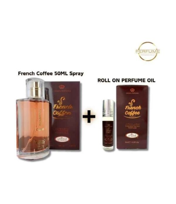 norm-204 French Coffee and 6ml Roll-On Bundle by Al Rehab 50ml Perfumeo