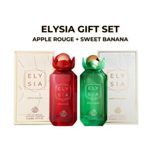 Elysia Apple Rouge & Sweet Banana Gift Set by Fragrance World Perfumeo
