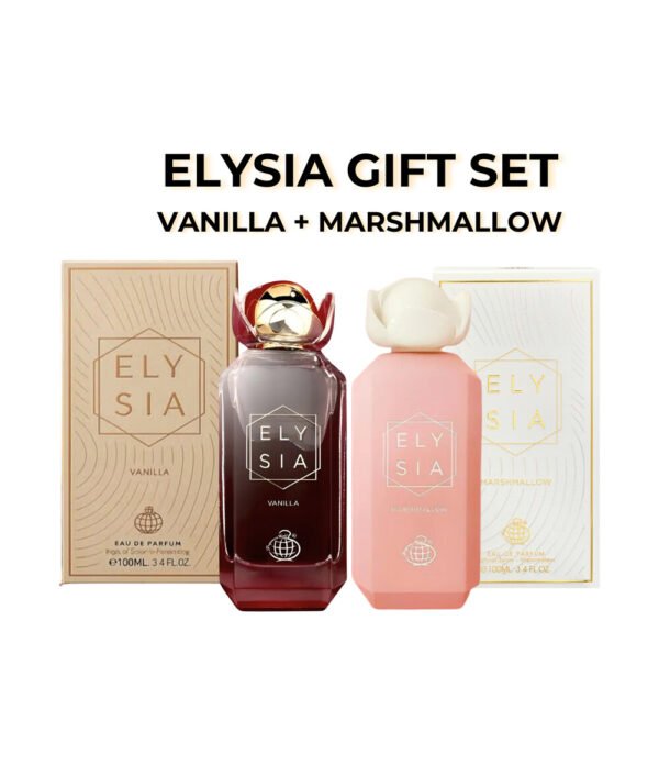 Elysia Vanilla & Marshmallow Gift Set by Fragrance World Perfumeo