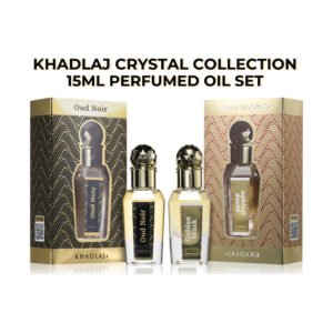 Khadlaj Golden Musk Oud Noir Perfume Oil Duo 2 x 15ml Perfumeo