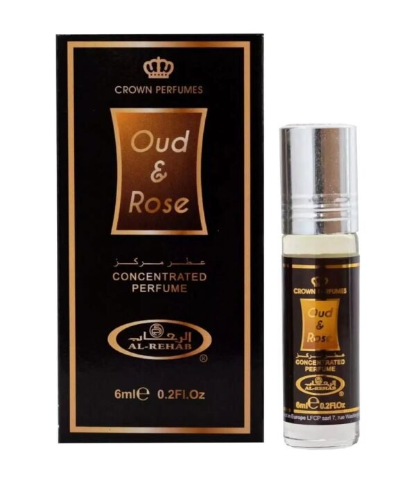 norm-8040 Oud and Rose by Al Rehab 6ml Perfume Oil Perfumeo