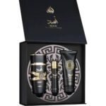 Asad Gift Set + Shower Gel by Lattafa 100ml + 12ml Perfumeo