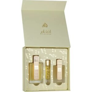 Angham Gift Set + Hairmist by Lattafa 100ml + 12ml Perfumeo