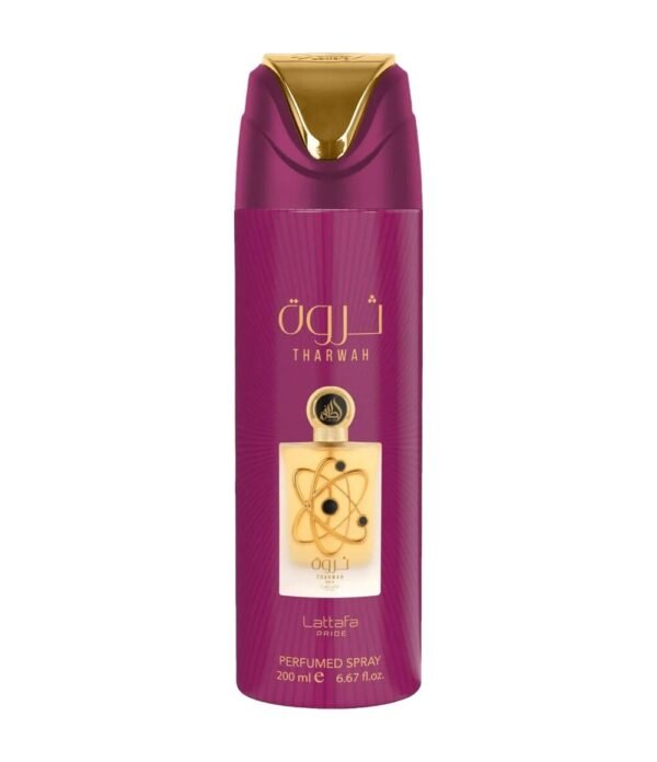 Tharwa Gold by Lattafa 200ml Deodorant Perfumeo