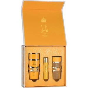 Yara Tous Gift Set + Hairmist by Lattafa 100ml + 12ml Perfumeo