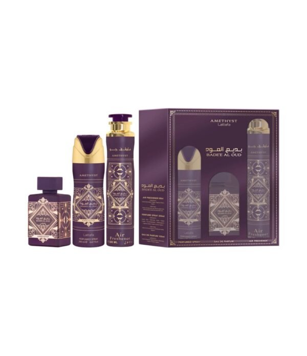 norm-9933 Badee Al Oud Amethyst Gift Set by Lattafa Perfumeo